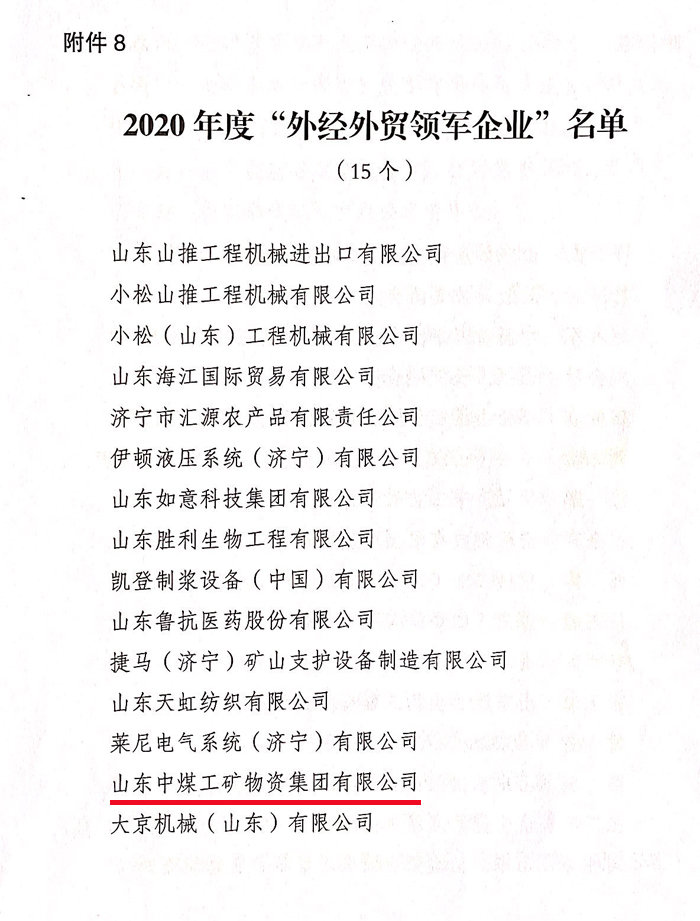 热烈祝贺渠青董事长喜获2020年度'优秀企业家' 、中煤集团喜获2020年度'高成长性企业'等多项荣誉